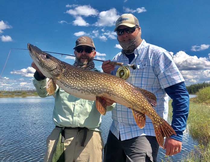 Northern Pike Fly Fishing Lodge in Saskatchewan Canada